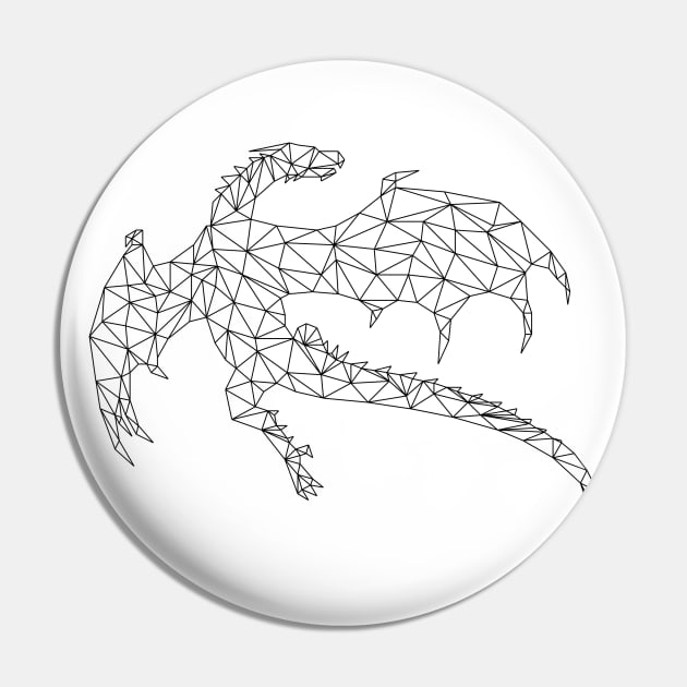 Dragon Geometric 1 Pin by SpareFilm