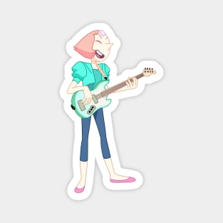 Pearl playing guitar Magnet