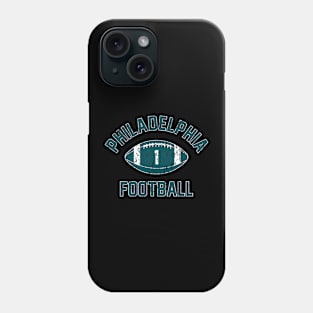 Retro Philadelphia Football Distressed Logo Phone Case