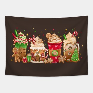 Gingerbread Christmas Latte | Coffee Lover Tapestry