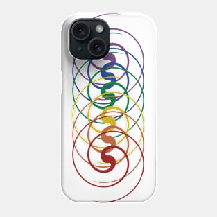 Rainbow Harmony (transparent) Phone Case