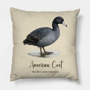 American Coot - The Bird Lover Collection Pillow