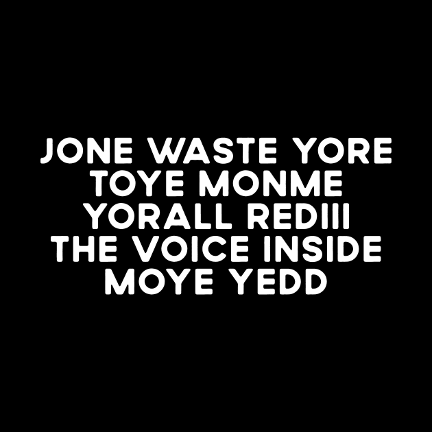 JONE WASTE YORE Funny I Miss You Jone Waste Yore Toye Monme by DesignergiftsCie