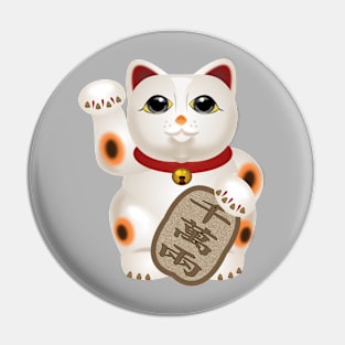 Kawaii Cute Fortune cat Japanese Anime Lucky Cat Pin