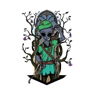 The alien Robin Hood - Color version T-Shirt