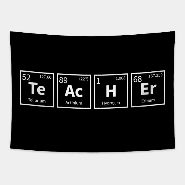 Teacher Funny Gift For A Chemistry Teacher Tapestry by MerchAndrey