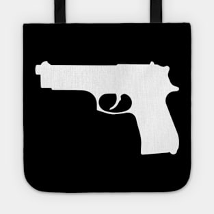 Semi-automatic Handgun Silhouette Tote