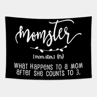 Momster Gift T-SHIRT Mothers day Gift Tapestry