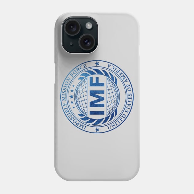 IMF - Impossible Mission Force (BLUE) Phone Case by cameronklewis