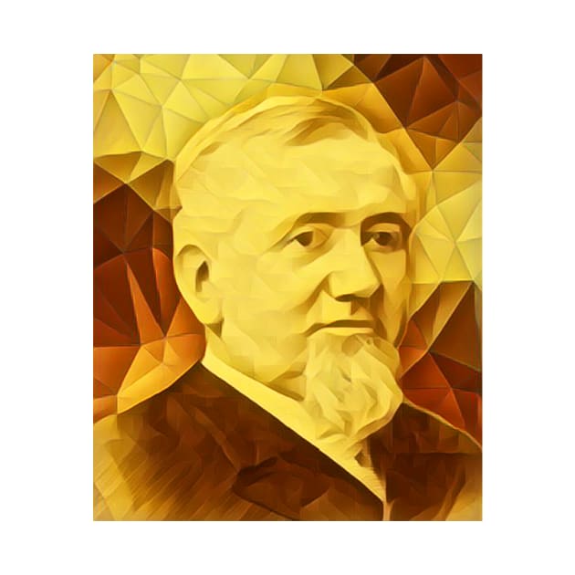 George Pullman Golden Portrait | George Pullman Artwork 9 by JustLit