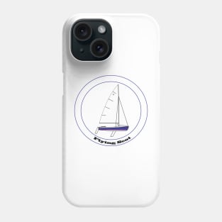 Flying Scot sailboat Phone Case