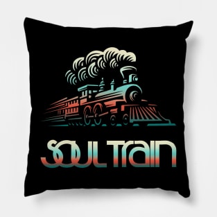 Soul Train Steam Train Pillow