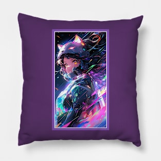 Anime Cat Girl | Quality Anime Artwork | Manga Anime Art Pillow