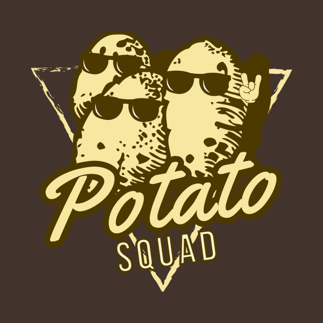 Potato Squad Cool Potatoes Retro by DesignArchitect