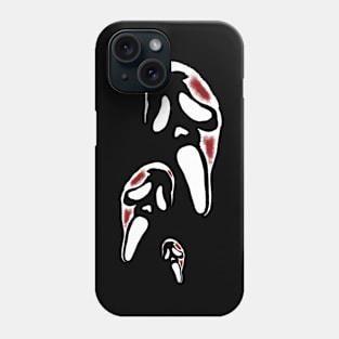 scream face Phone Case