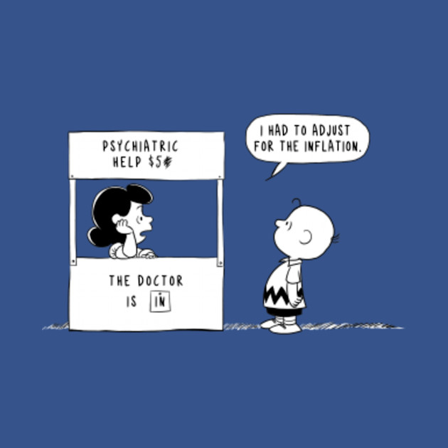 Peanuts Psychiatry - Comics - T-Shirt