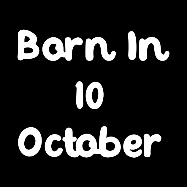 Born In 10 October by Fandie