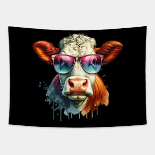 Hereford Cow Tapestry