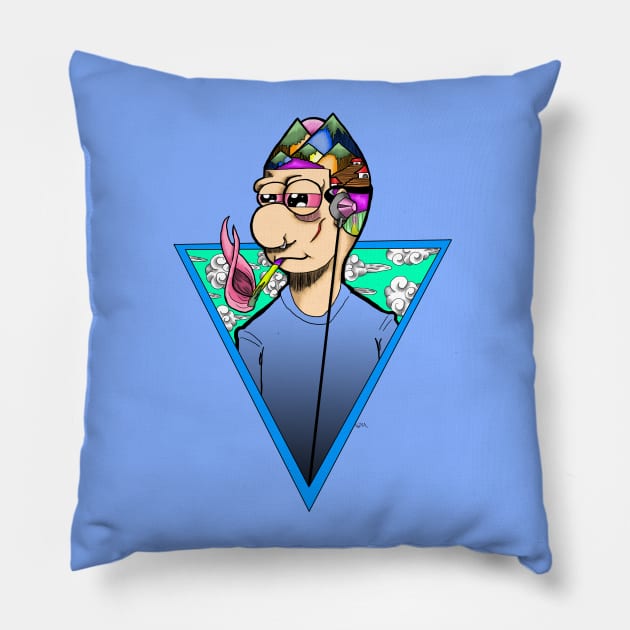 Trippin' Pillow by SamuelMcCrackenArtworks