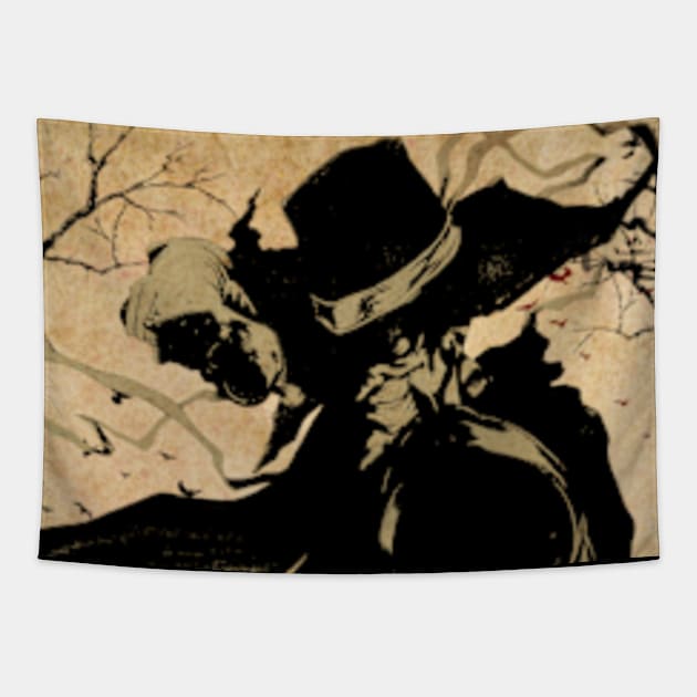 Justice afro samurai Tapestry by lazymost