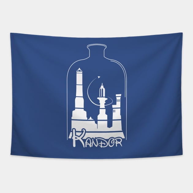 Wonderful World of Kandor Tapestry by jcastick