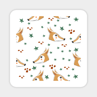 Fox Pattern Magnet