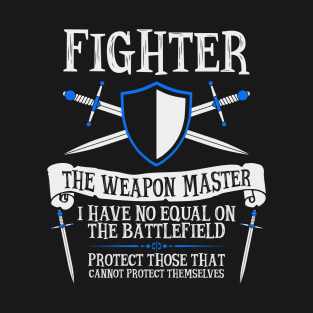 Fighter, Dungeons & Dragons - The Weapon Master T-Shirt