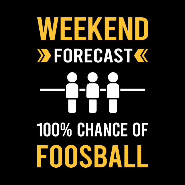 Weekend Forecast Foosball by Good Day