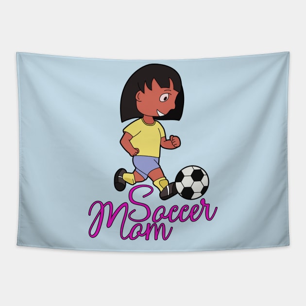 Soccer Mom Tapestry by DiegoCarvalho