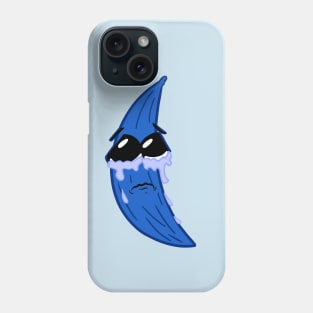 Lonely Crying Blue Banana You Hurt My Peelings Phone Case