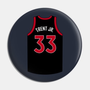 Gary Trent Jr Toronto Jersey Black Qiangy Pin