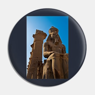 Egypt. Luxor. Luxor Temple. Colossal Statue of Ramesses II. Pin