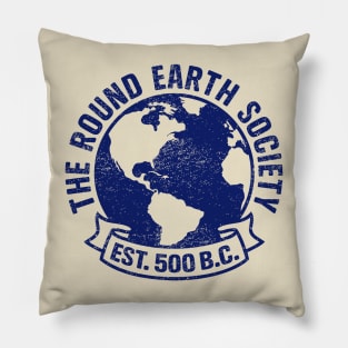 The Round Earth Society Pillow