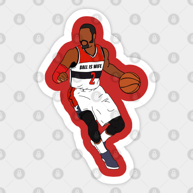 John Wall Ball Is Wife Basketball Sticker Teepublic Au