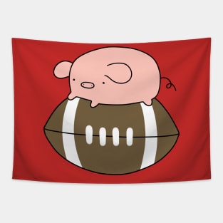 Little Pig and Football Tapestry