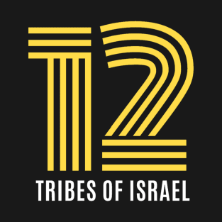 12 Tribes of Israel Christian Graphic T-Shirt