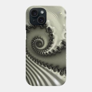 Silver Coil Phone Case