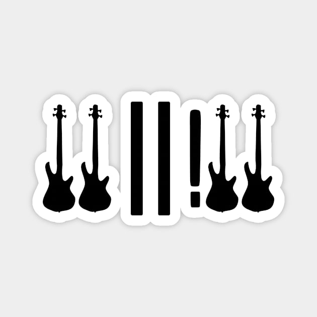 TO BE OR NOT TO BE for best bassist bass player programmer Magnet by jodotodesign