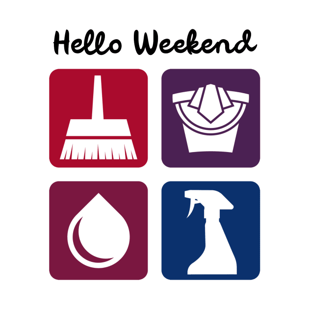 Hello Weekend by BeeZeeBazaar