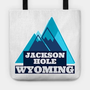 Jackson Hole, Wyoming Fun Blue Mountains Tote