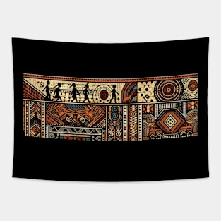 Tribal Pattern - A walk Tapestry