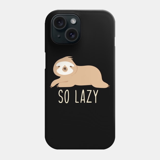 Sloth Lazy Phone Case by Imutobi