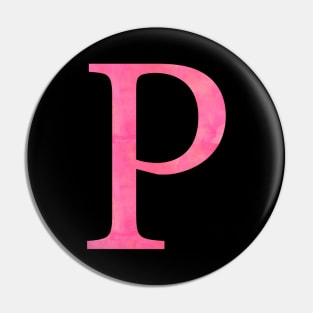 Pink P Pin