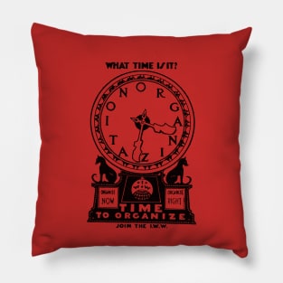 Empowerment in Every Stitch: What Time is It? Time to Organize Pillow