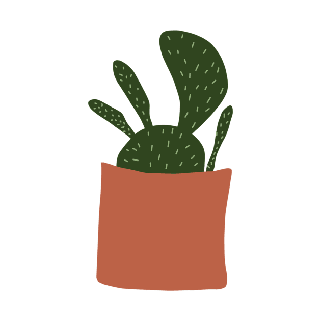 Pot plant - cactus by Nellene