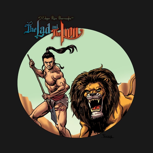 The Lad and The Lion by Tomas Aranda T-Shirts