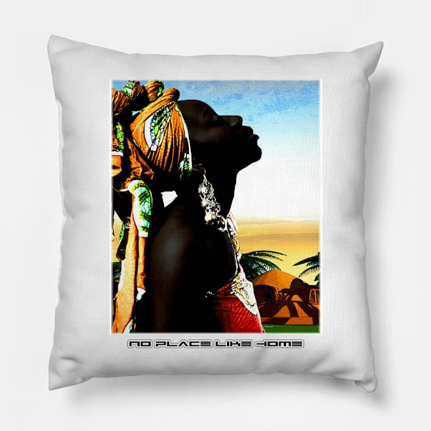 No place like home Pillow by Afrocentric-Redman4u2