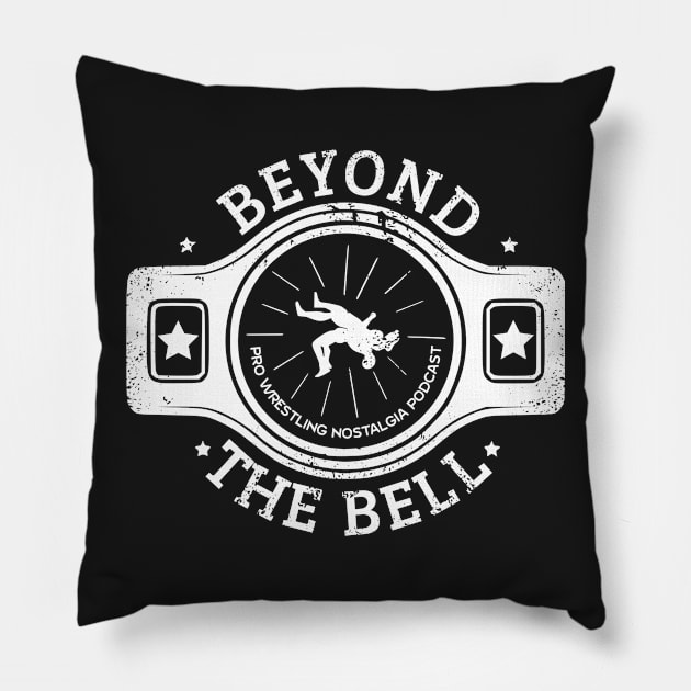 BTB Championship White Logo Pillow by BTBcast