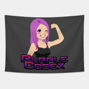 Purple Codex Greys Tapestry