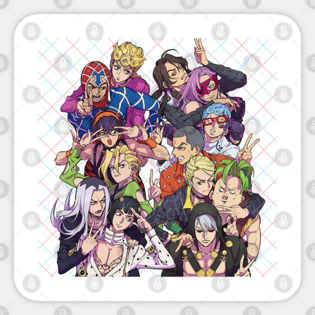 Passione Vs La Squadra Jojo Golden Wind Jojos Bizarre Adventure Sticker Teepublic Il consiglio direttivo sezionale stagione sportiva 2017/2018. passione vs la squadra jojo golden wind